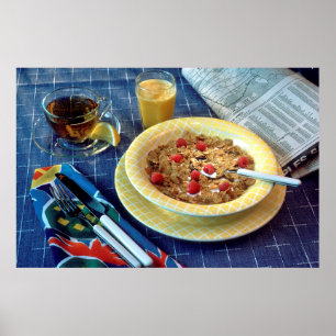 Poster Pequeno almoço da manhã