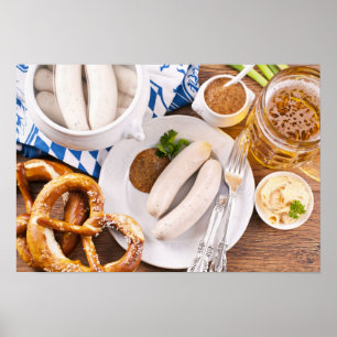 Poster Pequeno almoço de Oktoberfest