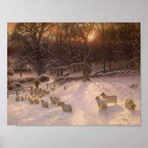 Póster Pequeno almoço do inverno, Joseph Farquharson