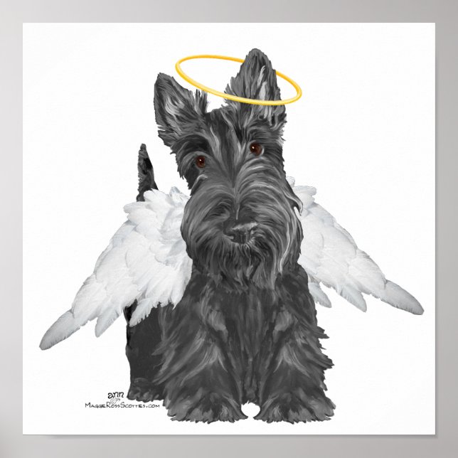 Póster Pequeno Anjo Scottie (Frente)