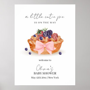 Poster Pequeno Arco Pie Berry de Boas-vindas