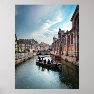 Poster Pequeno Barco do Rio Veneza