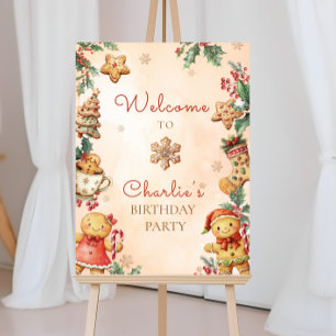 Poster Pequeno Bem-Nascido Aniversário Natal Bem-vindo