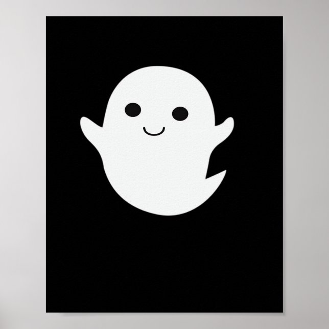 Poster Pequeno Boo Bonito Feito (Frente)