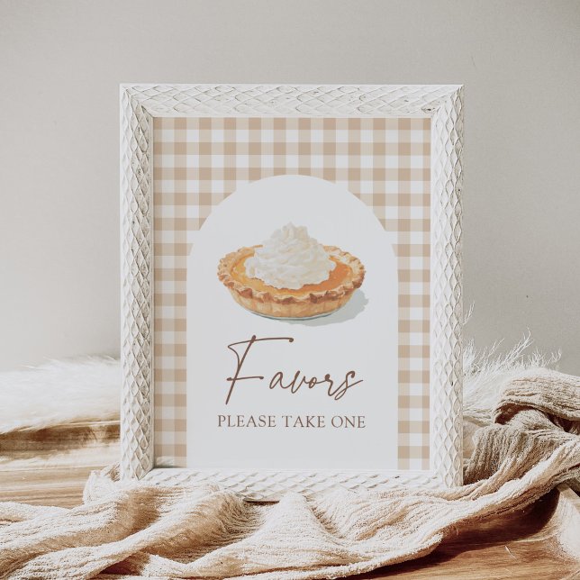 Poster Pequeno Chá de fraldas de Pizza Fall Favoritos Sin (Criador carregado)