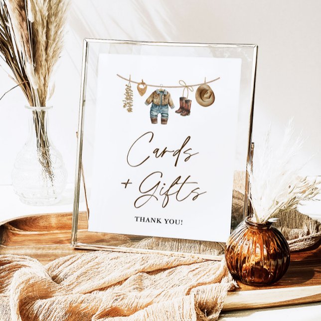 Poster Pequeno Cowboy, Wild West Rodeo Books e Sinal de P (Criador carregado)