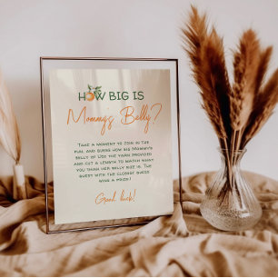 Poster Pequeno Cutie Citrus, Qual O Tamanho Da Mamãe?