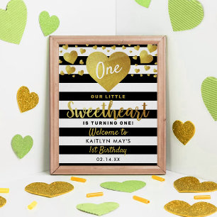 Poster Pequeno Dia de os namorados Querida Qualquer Idade