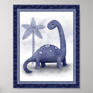 Poster Pequeno Dinossauro Roar - Brachiosaurus NurserArt