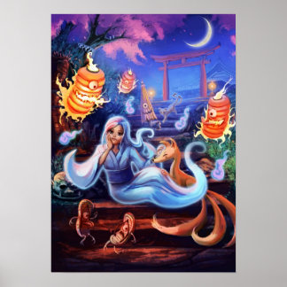 Póster Pequeno Fantasma Bordado