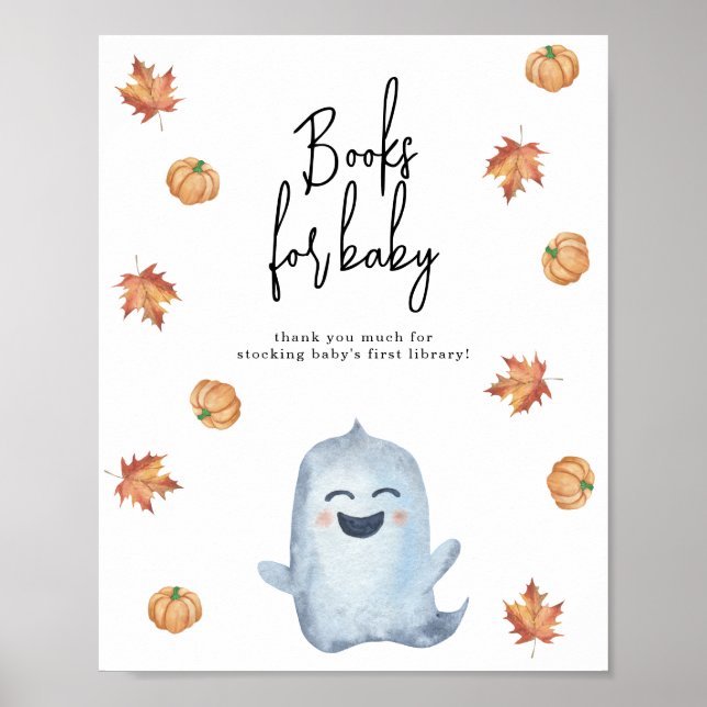 Poster Pequeno fantasma - Livros para bebê (Frente)