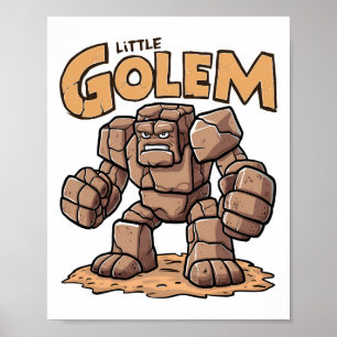Poster Pequeno Golem Ck Para a Escola Kid Golem