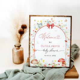 Poster Pequeno Inseto de Amor Bem-vindo