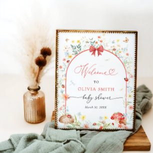 Poster Pequeno Inseto de Amor Bem-vindo