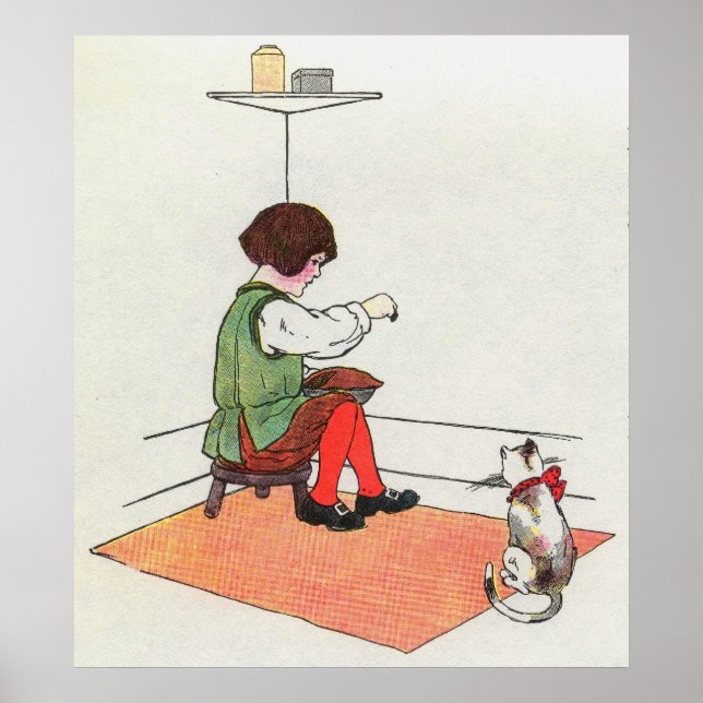 Poster Pequeno Jack Horner Sentado no canto (Frente)