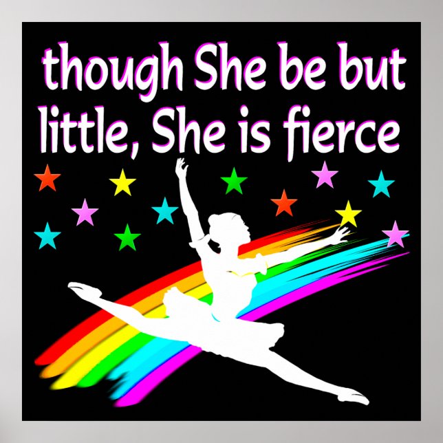 POSTER PEQUENO, MAS FOGO BALLERINA (Frente)