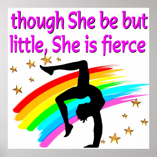 PÓSTER PEQUENO, MAS FOGO GYMNAST (Frente)