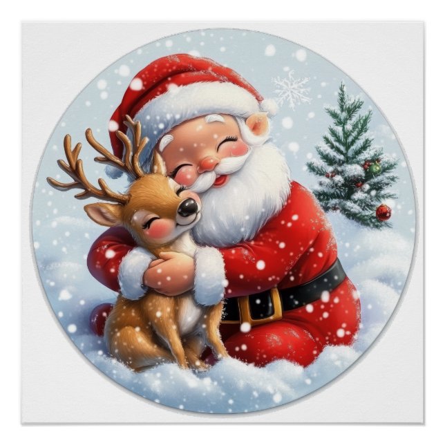 Póster Pequeno papai noel (Frente)