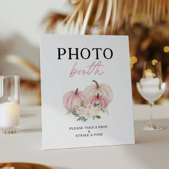 Poster Pequeno Pumpkin Virando Um Sinal De Fotografia (Criador carregado)