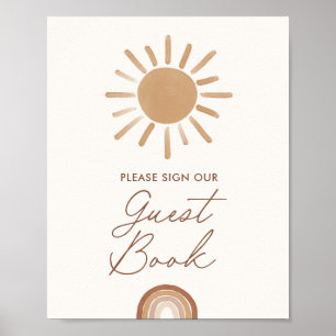 Poster Pequeno Raio Sol - Símbolo de Livro de Chá de fral