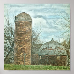 Póster Pequeno Silo, Grande Silo