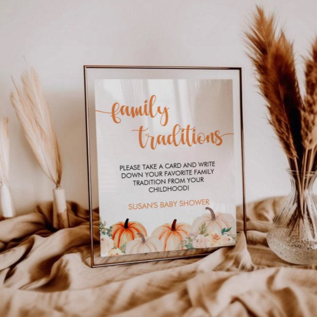 Poster Pequeno Sinal da Família de Chás de fraldas de Abó (Criador carregado)