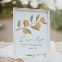 Pequeno Sinal de Fralda de Chá de fraldas Cutil Ra