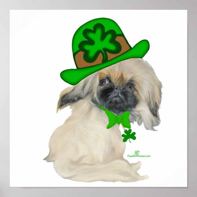 Póster Pequeno St Paddy Peke (Frente)