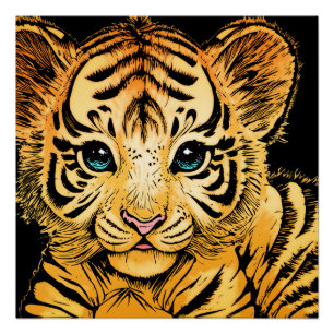 PÓSTER PEQUENO TIGRE