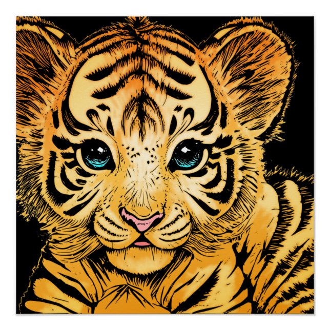 PÓSTER PEQUENO TIGRE (Frente)