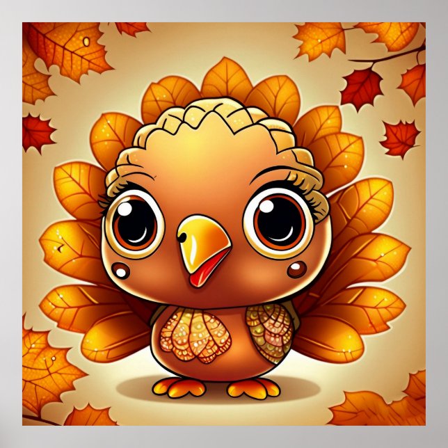 Poster Pequeno Turquia 3 (Frente)