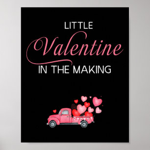 Poster Pequeno Valentim em Formação Parte do Dia dos Namo