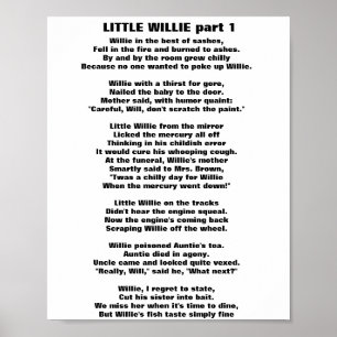 Poster PEQUENO WILLILIE POEM parte 1