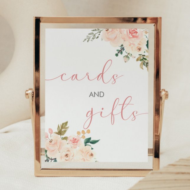 Poster Pequenos Cartões de Chá de fraldas de Abóbora e Si (Criador carregado)