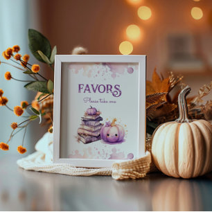 Poster Pequenos favores de abóbora por favor pegue um