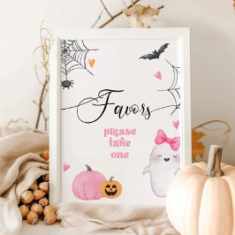 Poster Pequenos Favores do Boo Halloween, por favor, pegu