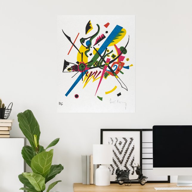 Poster Pequenos Mundos 1 | Kandinsky | (Escritório em casa)