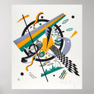 Poster Pequenos Mundos IV por W. Kandinsky