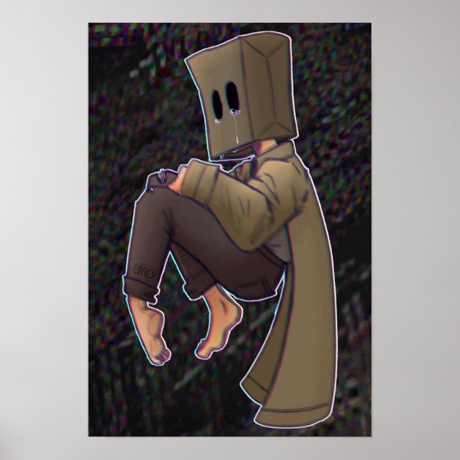 Poster Pequenos Pesadelos Mono (Frente)