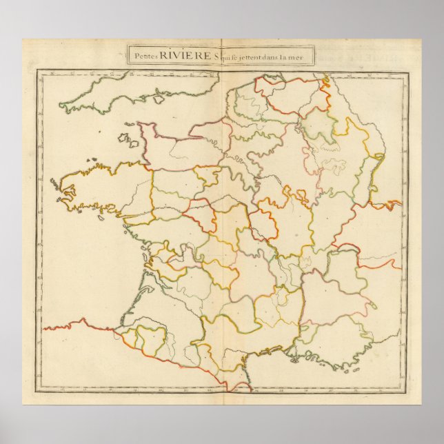 Póster Pequenos rios Franceses (Frente)