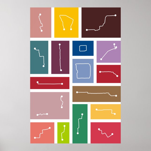 Poster Pequim - Paletas de Trânsito (Frente)