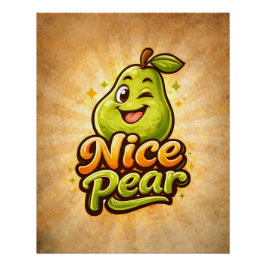 Póster Pera Boa - Sentindo-se Frutado - Amigos da Comida
