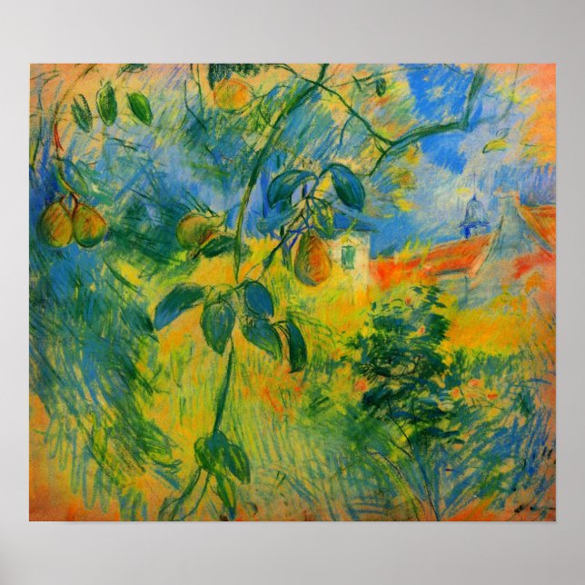 Poster Peras de Berthe Morisot (Frente)