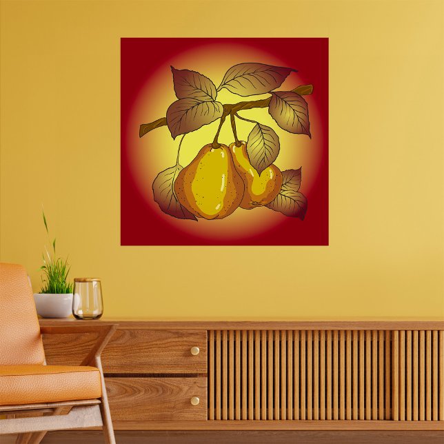 Poster Peras Numa Árvore (Criador carregado)