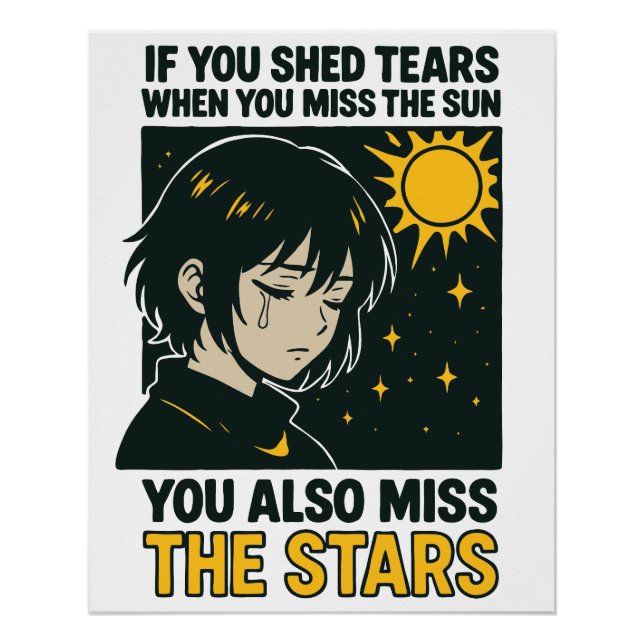 Póster Perca as estrelas (Frente)