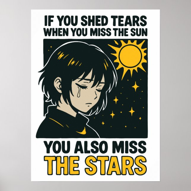 Poster Perca as estrelas (Frente)