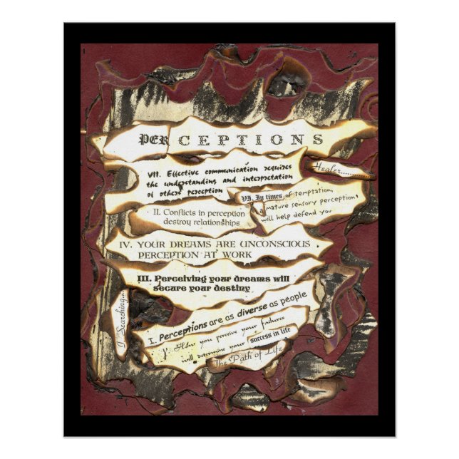 Póster Percepções (Frente)