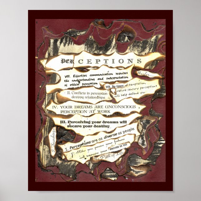 Póster Percepções (Frente)