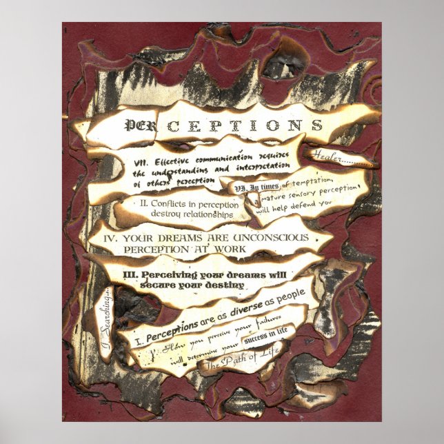 Póster Percepções (Frente)