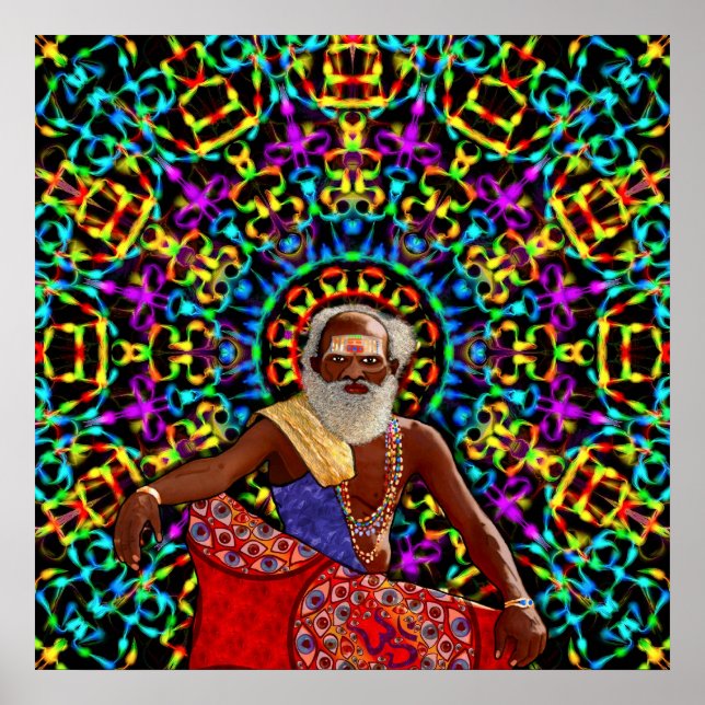 Póster Percepções Alteradas de um Homem Sagrado (Frente)